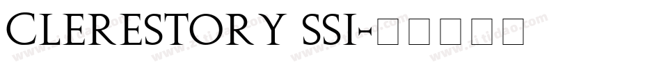 Clerestory SSi字体转换
